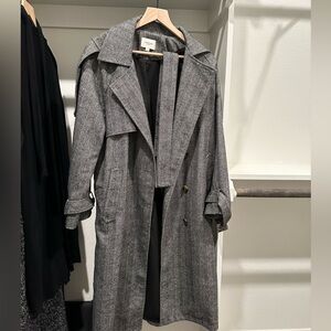 Jovonna Wool Trench Coat